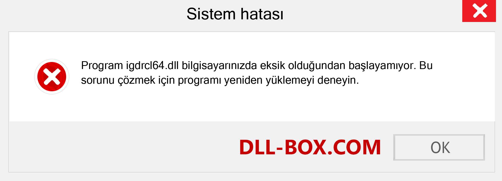 igdrcl64.dll dosyası eksik mi? Windows 7, 8, 10 için İndirin - Windows'ta igdrcl64 dll Eksik Hatasını Düzeltin, fotoğraflar, resimler